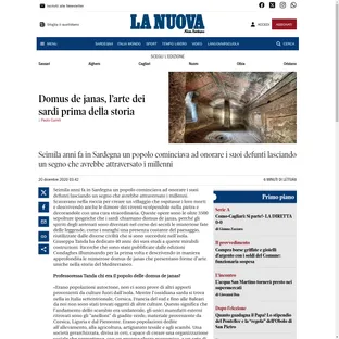 La Nuova Sardegna esplora le antiche domus de janas e la cultura prenuragica della Sardegna