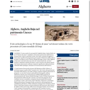 La Nuova Sardegna esplora la candidatura delle domus de janas di Anghelu Ruju e Santu Pedru a Patrimonio UNESCO