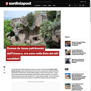 Le Domus de Janas verso il riconoscimento UNESCO