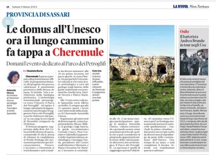 Verso l'UNESCO: Cheremule celebra le domus de janas