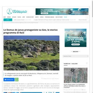 Domus de Janas: Verso l'Unesco con Geo su Rai3