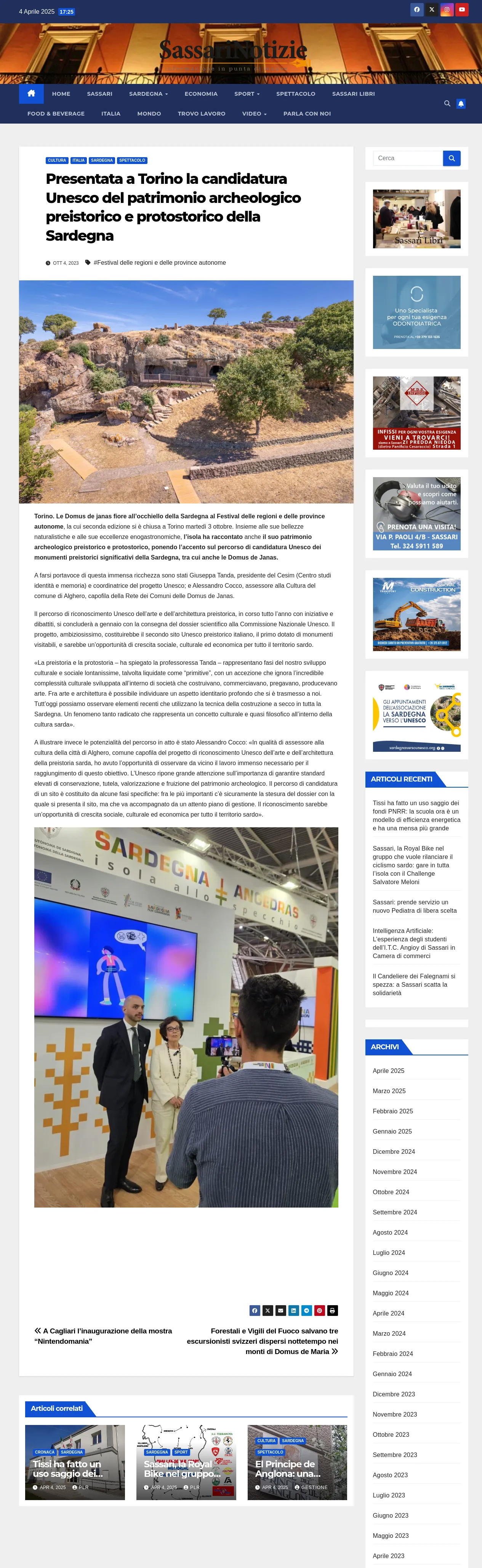 Verso l'UNESCO: la Sardegna svela il suo tesoro archeologico