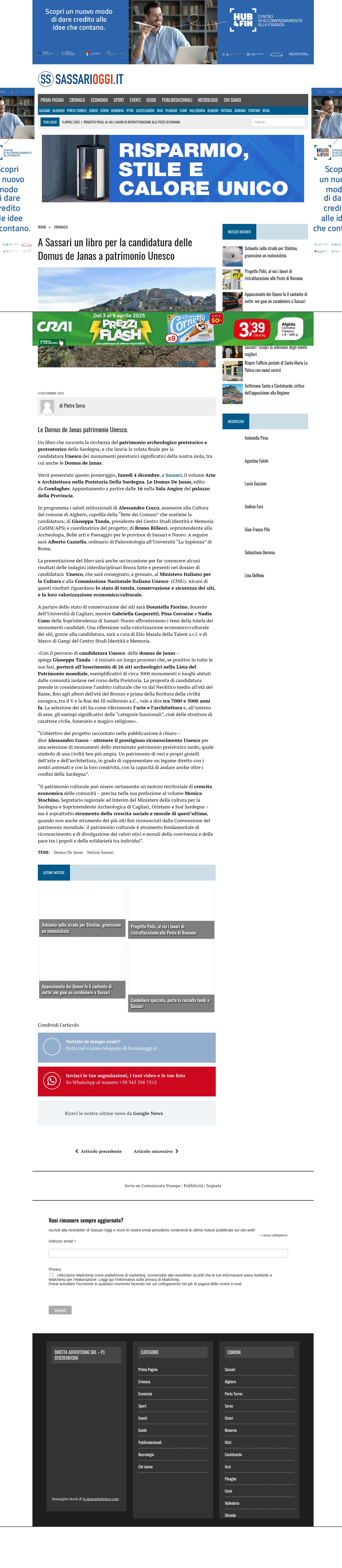 Domus De Janas: verso l'UNESCO, la Sardegna svela tesori