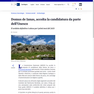 Domus de janas: verso il Patrimonio UNESCO!