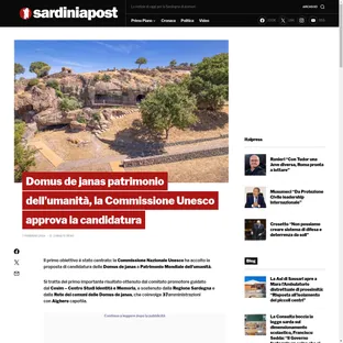 Domus de Janas: Verso il Patrimonio Mondiale UNESCO!