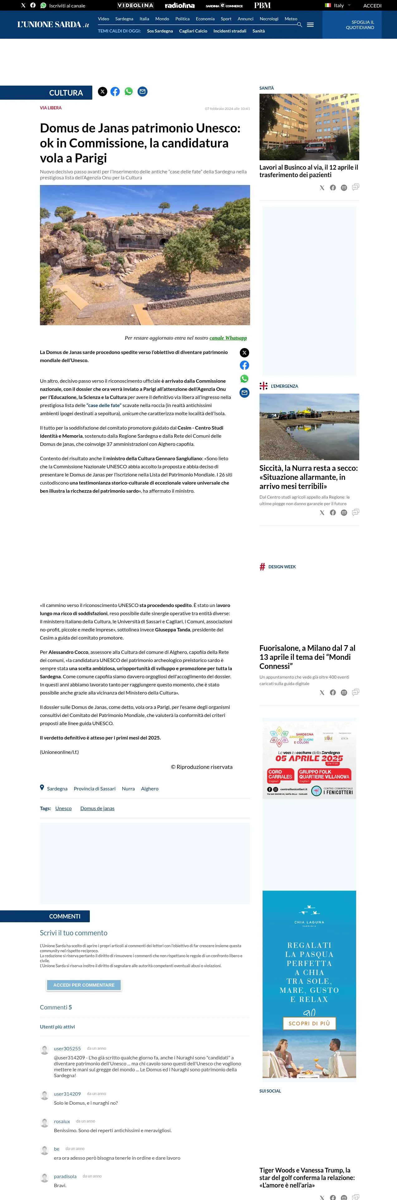 Domus de Janas: verso l'UNESCO, la Sardegna sogna in grande!