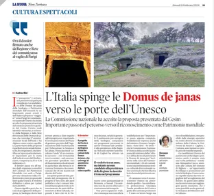 Domus de janas: la Sardegna verso l'Unesco