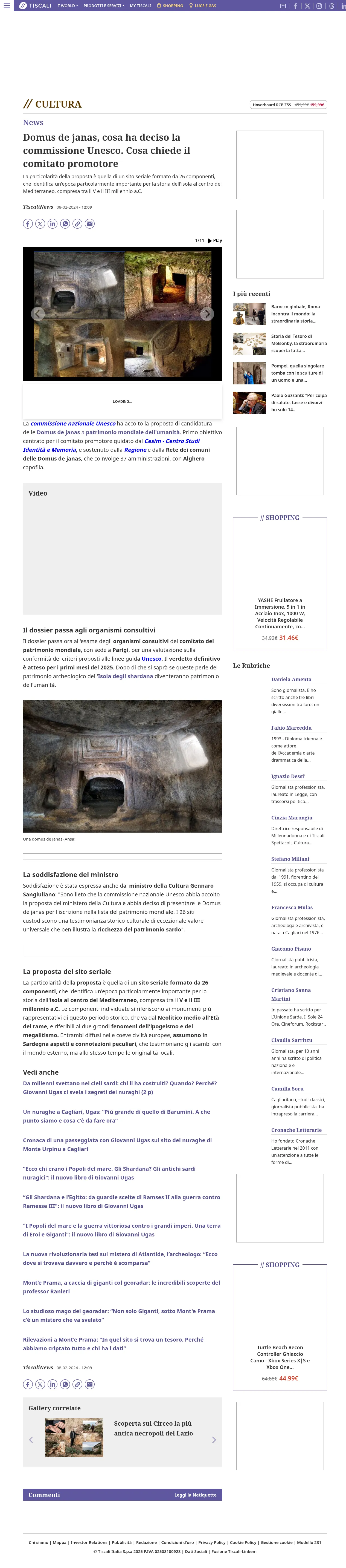 Domus de Janas: verso il Patrimonio UNESCO