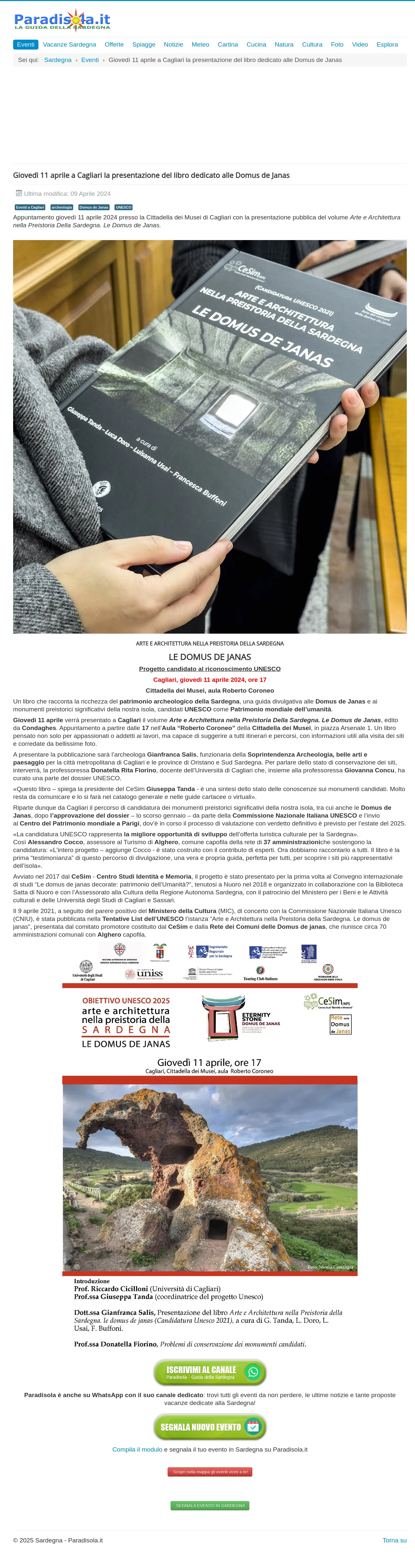 Esplora la Preistoria Sarda: Nuovo Libro su Domus de Janas