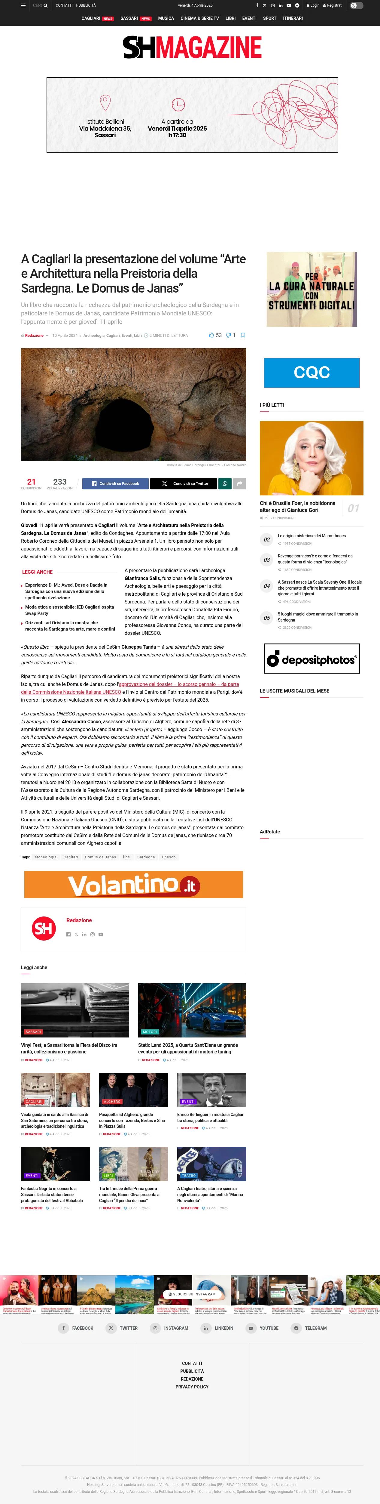 Scopri Sardegna Preistorica: Domus de Janas al Centro del Mondo