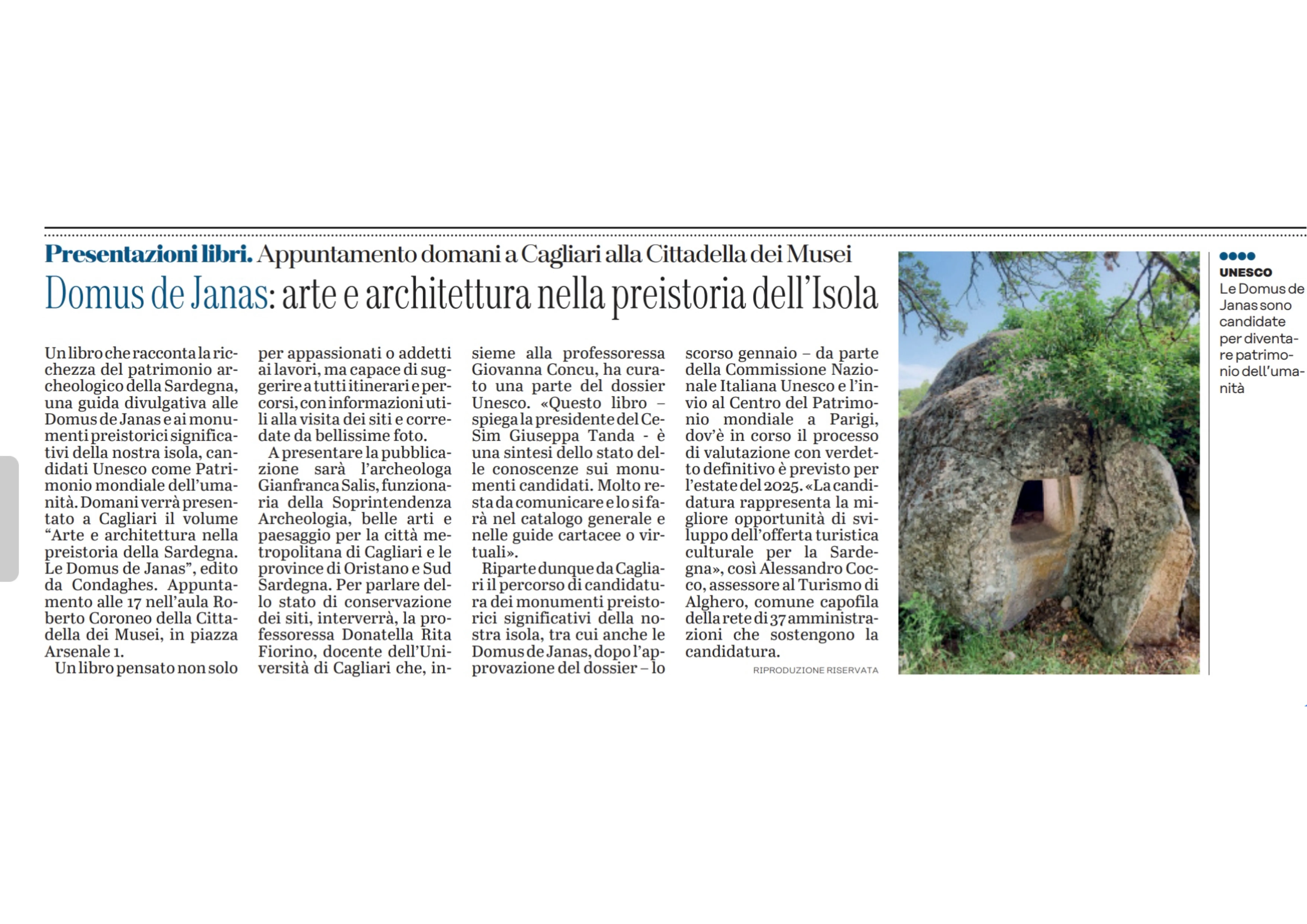 Domus de Janas: arte e architettura nella preistoria dell'Isola
