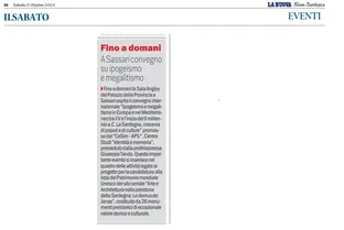 Ipogeismo e Megalitismo: Sassari al Centro della Storia