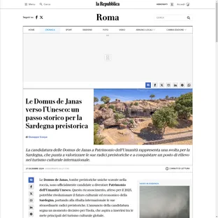 Domus de Janas verso l'UNESCO: Rivoluzione Culturale in Sardegna