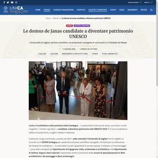 Unica Magazine presenta la candidatura delle domus de Janas a patrimonio UNESCO