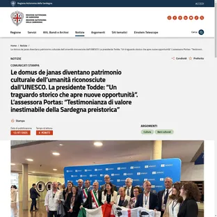 Le domus de janas entrano nel Patrimonio Mondiale dell'UNESCO